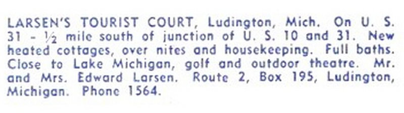 Nova Motel (Larsens Tourist Court) - Old Postcard (newer photo)